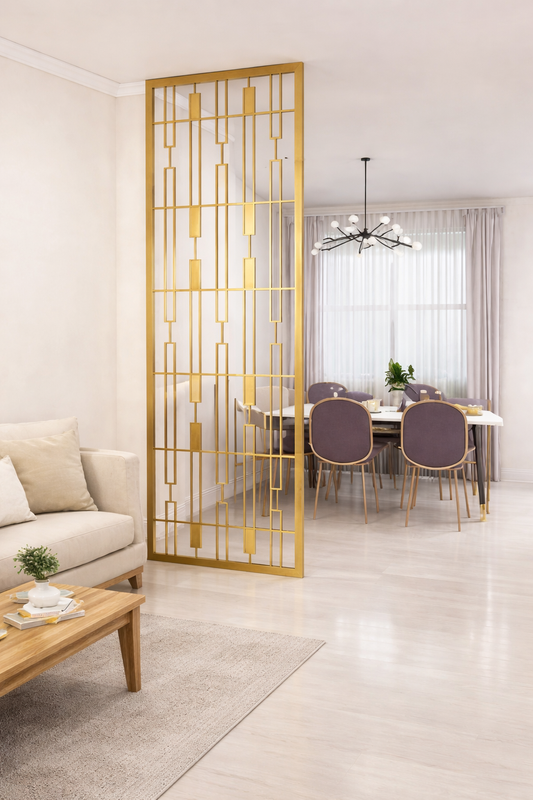 Modern Interior Gold Partition Divider