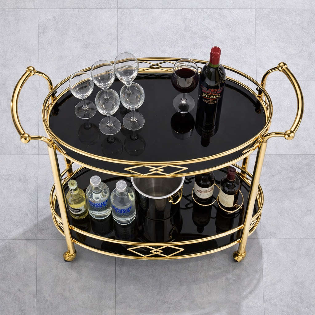 Regency Glam Serving Trolley