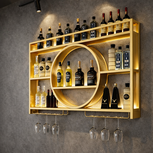 Aurora Luxe Wall Bar Shelf