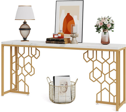 Luxury Gold Console Table