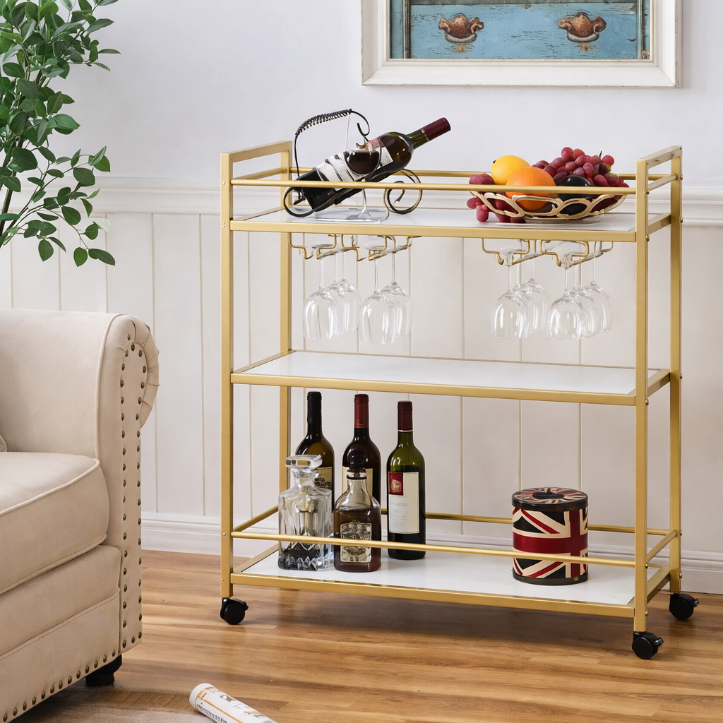 Chic Entertaining Station Cart