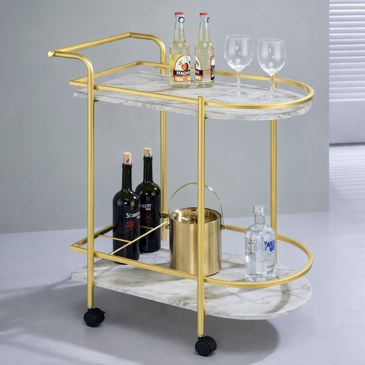 Aurora Luxe Bar Cart