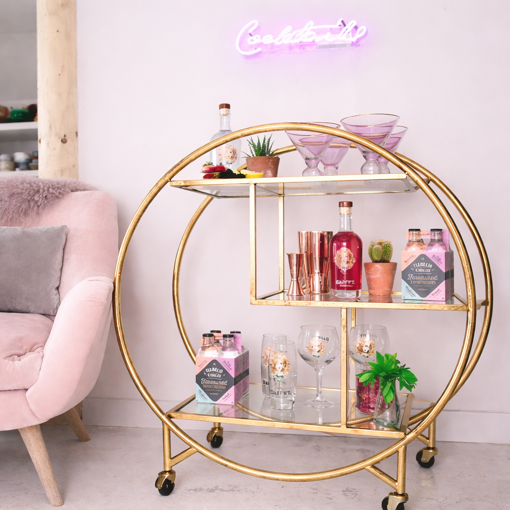 Celeste Ring Bar Cart