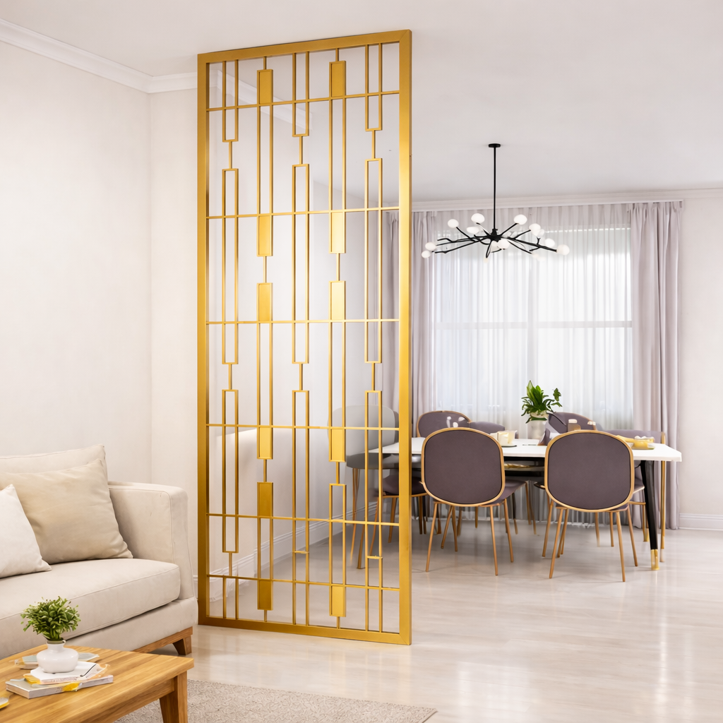 Modern Interior Gold Partition Divider
